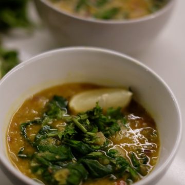 Lentil-dal-spinach-soup
